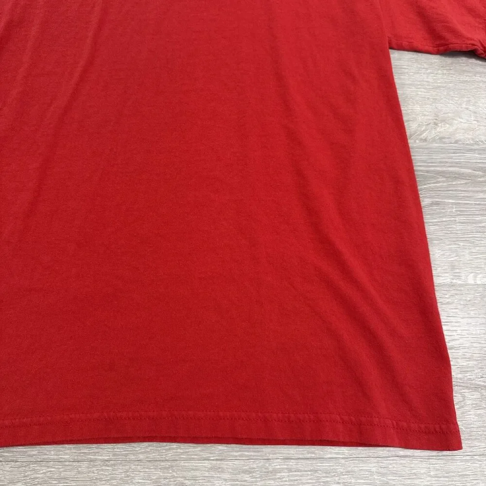 Boston Red Sox Shirt MLB Baseball Men's Red Large 100% Cotton